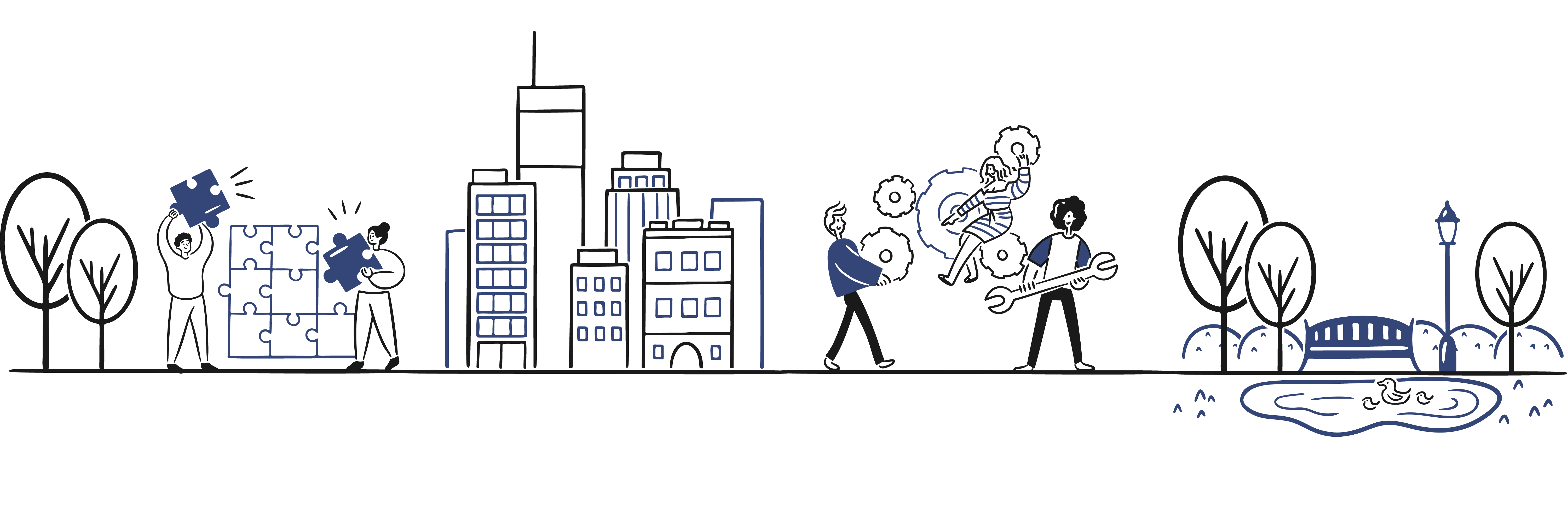 Landscape hero graphic